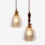 Charger l'image dans la visionneuse de galerie, Bubble Glass Brass Pendant Light