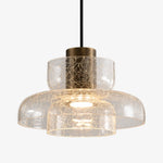 Load image into Gallery viewer, Close view of the glass pattern and hardware finish