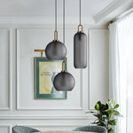 Bild in Gallery-Viewer laden, Copper-Plated Glass Plug-In Swag Pendant