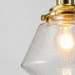 Bild in Gallery-Viewer laden, Bubble glass pendant shade texture close-up