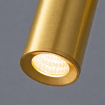 Cargar imagen en el visor de la Galería, Lit brass spotlight head close view