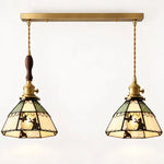 Charger l'image dans la visionneuse de galerie, Cat and Butterfly Stained Glass Pendant Light