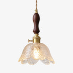 Cargar imagen en el visor de la Galería, Vintage Flower Glass Pendant Lamp