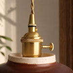 Cargar imagen en el visor de la Galería, Brass-tone socket hardware close-up