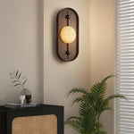 Bild in Gallery-Viewer laden, Bezel Alabaster Wandleuchte