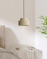 Charger l&#39;image dans la visionneuse de galerie, Lampe suspendue en résine de style nordique traditionnel orange câblée
