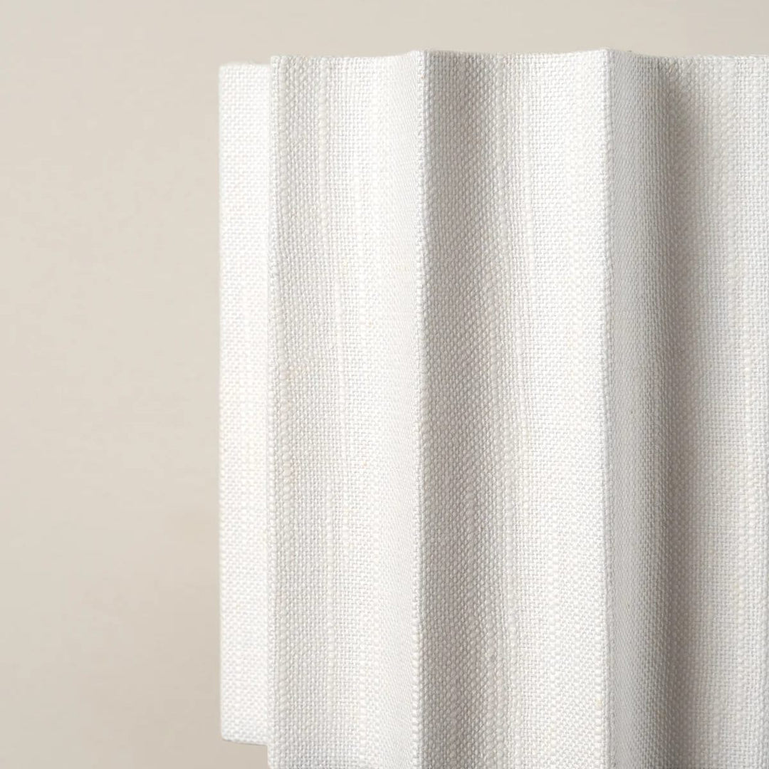 Cavilon Sculpted Marble Wall Light with Elegant Linen Shade for Living Rooms and Hallways