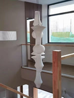 Bild in Gallery-Viewer laden, White Handcrafted Mulberry Paper Swag Light