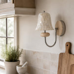 Bild in Gallery-Viewer laden, Mother-of-Pearl and Stone Wall Sconce