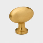 Cargar imagen en el visor de la Galería, Small natural brass pigeon egg cabinet knob
