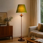 Cargar imagen en el visor de la Galería, Green floor lamp beside living room seating