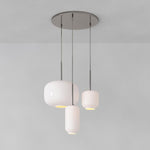 Load image into Gallery viewer, Lumivelle Pebble Glass Chandelier - 3-Light Modern Pendant Style
