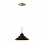 Charger l&#39;image dans la visionneuse de galerie, Aurenza Modern Farmhouse  Cone Pendant Light – Dimmable Kitchen and Entryway Lighting
