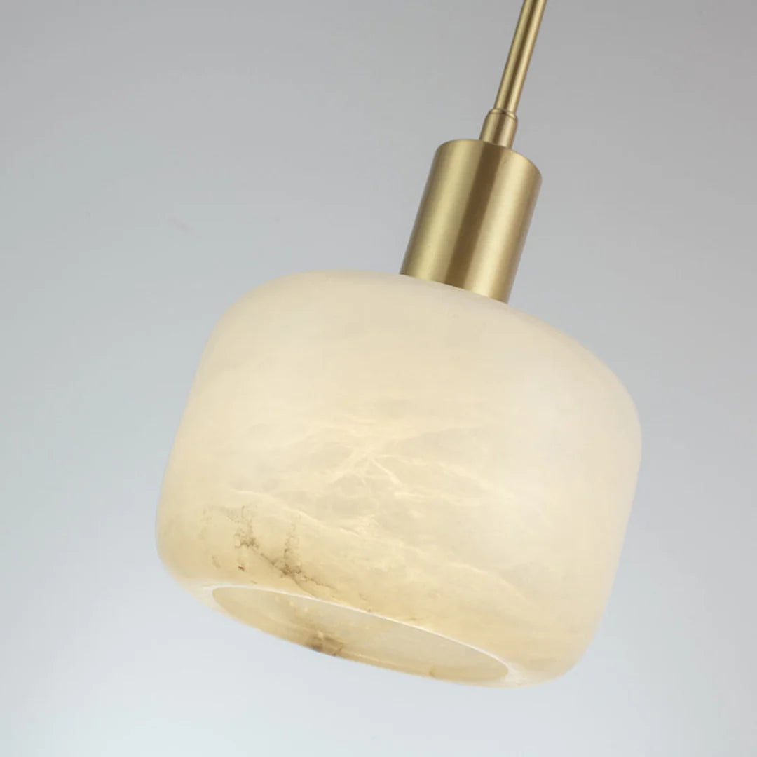 Velia Eichel Alabaster Minimalistische Pendelleuchte