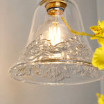 Cargar imagen en el visor de la Galería, Glass Flower Vase Pendant Light