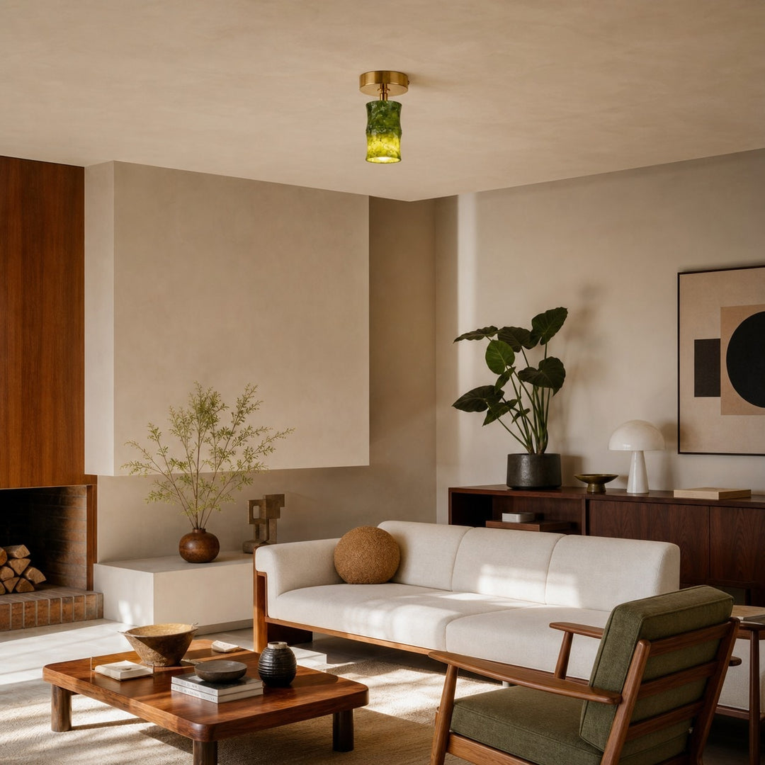 Natural Jade Passage Ceiling Light