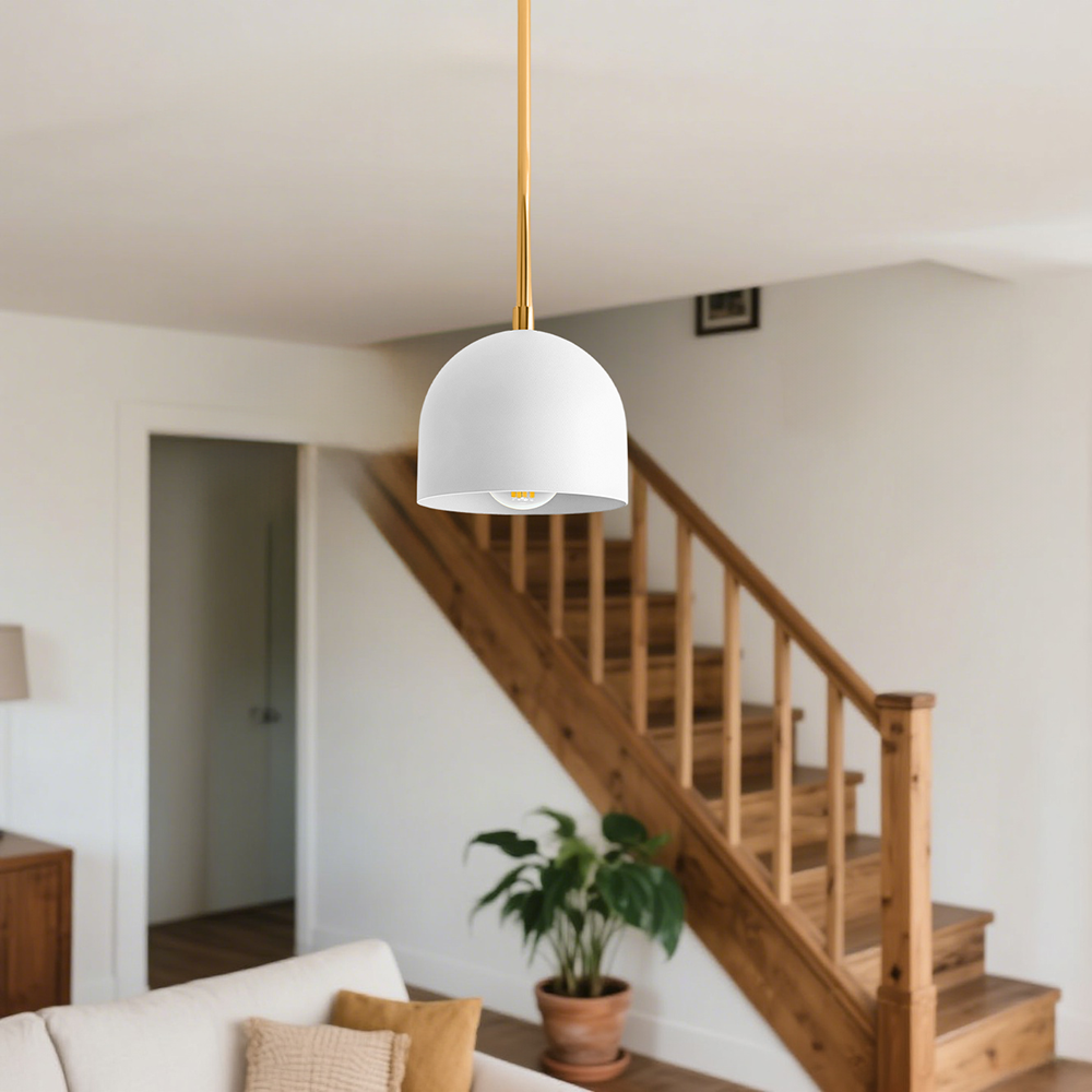 Suspension Farmhouse – Suspension Vanity avec dôme coloré