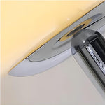 Cargar imagen en el visor de la Galería, Lámpara de mesa Glasentro Bauhaus Diseño geométrico de vidrio Acento moderno para sala de estar N12