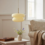Load image into Gallery viewer, Coloria Opal Glass Pendant Drop Light — Designer Glass Scandinavian Suspension Light for Kitchen or Foyer
