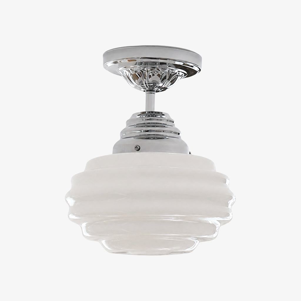 Cirren Nordic Minimalist Multi-Tier Flush Mount Ceiling Light for Bedroom Decor