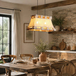 Cargar imagen en el visor de la Galería, Wabi-sabi pendant lamp in dining room