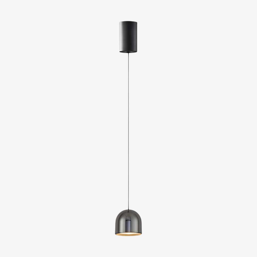 Veridia Minimalist Liftable Slim Pendant Light - Aluminum Acrylic Hanging Lamp for Bedside and Desk