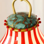 Charger l'image dans la visionneuse de galerie, Suspension rayée ludique Festilo - Verre et résine modernes pour cuisines et salles à manger