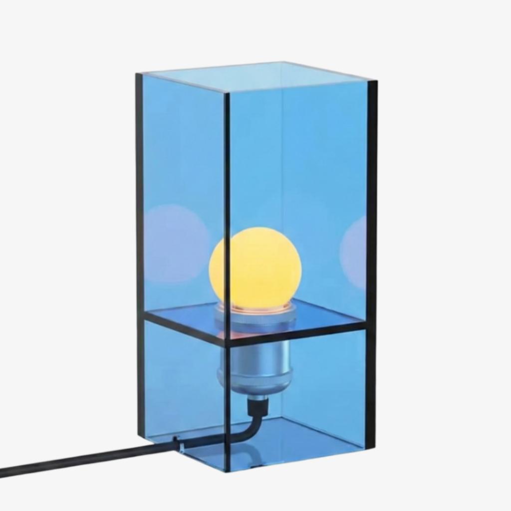 Lampe de Table Horizon Océan au Coucher du Soleil - Lampe de Bureau Décorative Moderne à Ambiance Dégradée pour Intérieur Maison