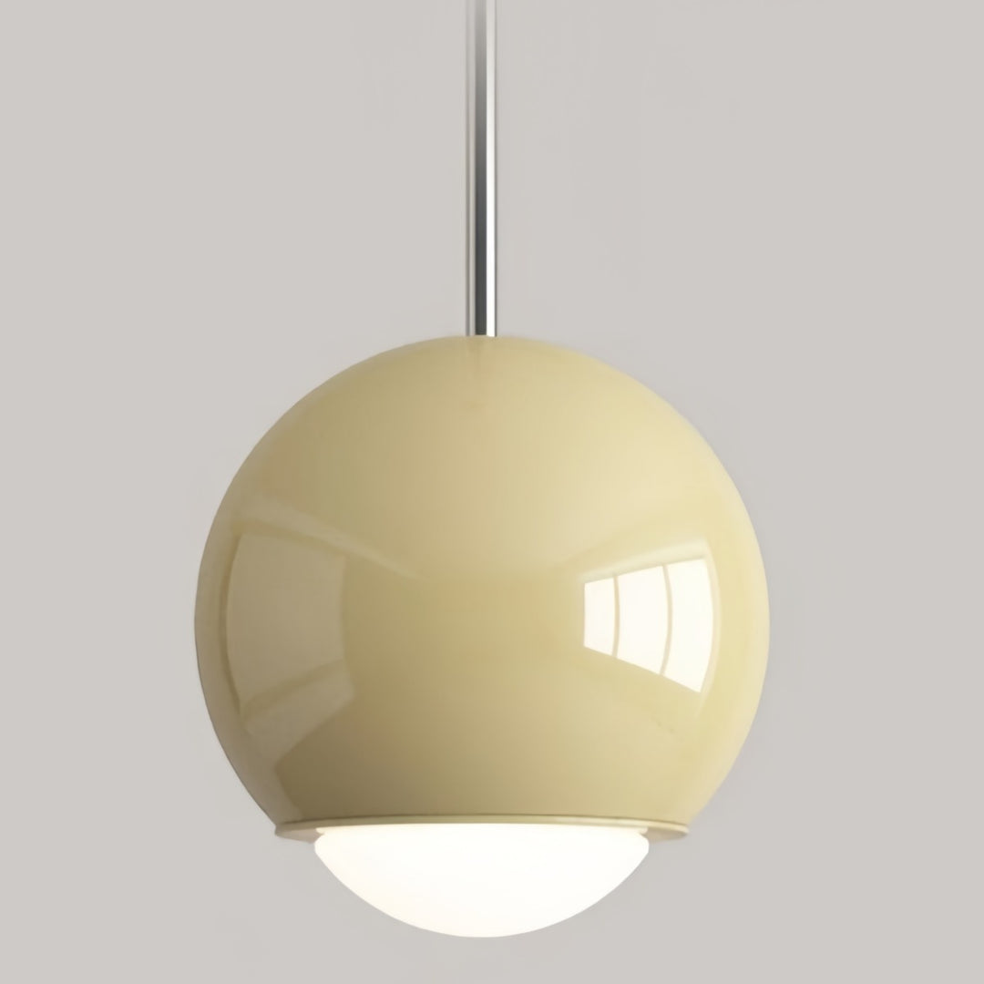 Lámpara colgante minimalista Veridia ajustable manualmente - Lámpara colgante de diseño globular para comedor