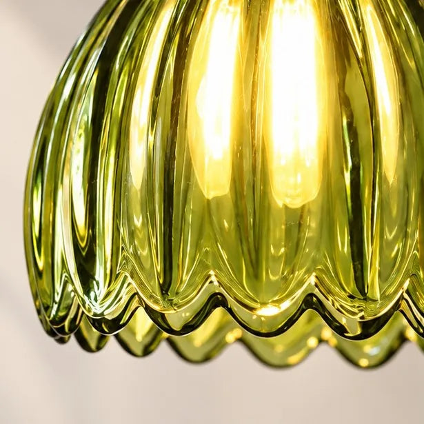 Nordic Colorful Flower Glass Wall Lamp