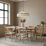 Bild in Gallery-Viewer laden, Beige Pleated Fabric Fringe Plug-In Pendant