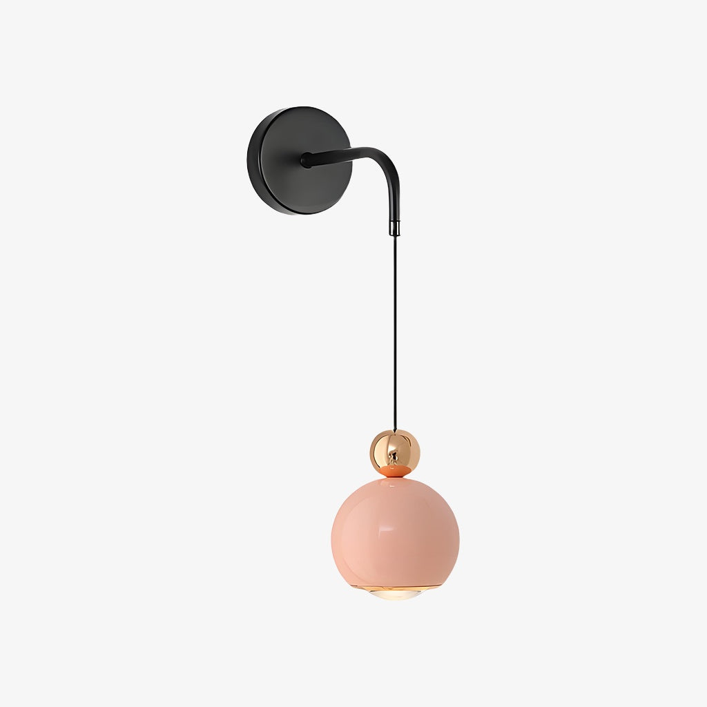 Glintap Nordische Globus Wandlampe – Minimalistische Akzentleuchte für Schlafzimmerinterieur