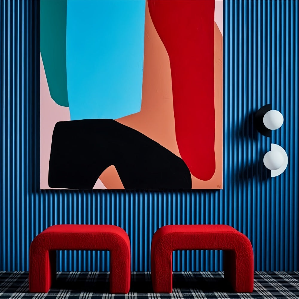 Applique murale nordique en forme de boule de verre et de macaron, en métal coloré, décoration moderne