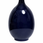 Load image into Gallery viewer, Glossy blue ceramic lamp base detail