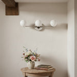 Charger l&#39;image dans la visionneuse de galerie, Glorica Glass Mid Century Modern Vanity Light - 3 Light Wall Fixture
