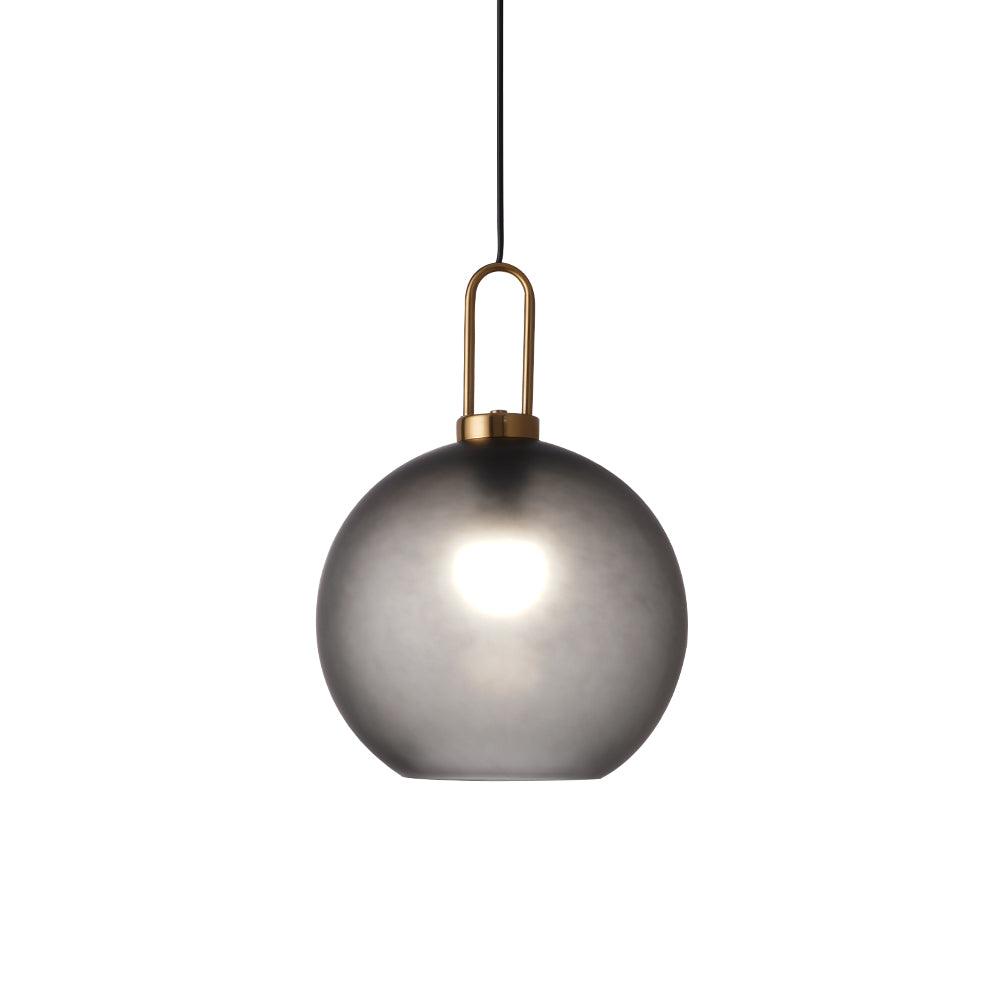 Copper-Plated Glass Plug-In Swag Pendant