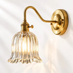 Cargar imagen en el visor de la Galería, Japanese Ruffle Glass Wall Lamp