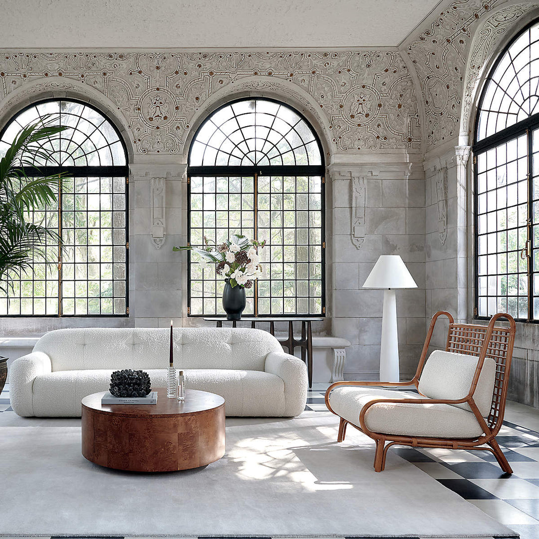 Lampadaire blanc polaire