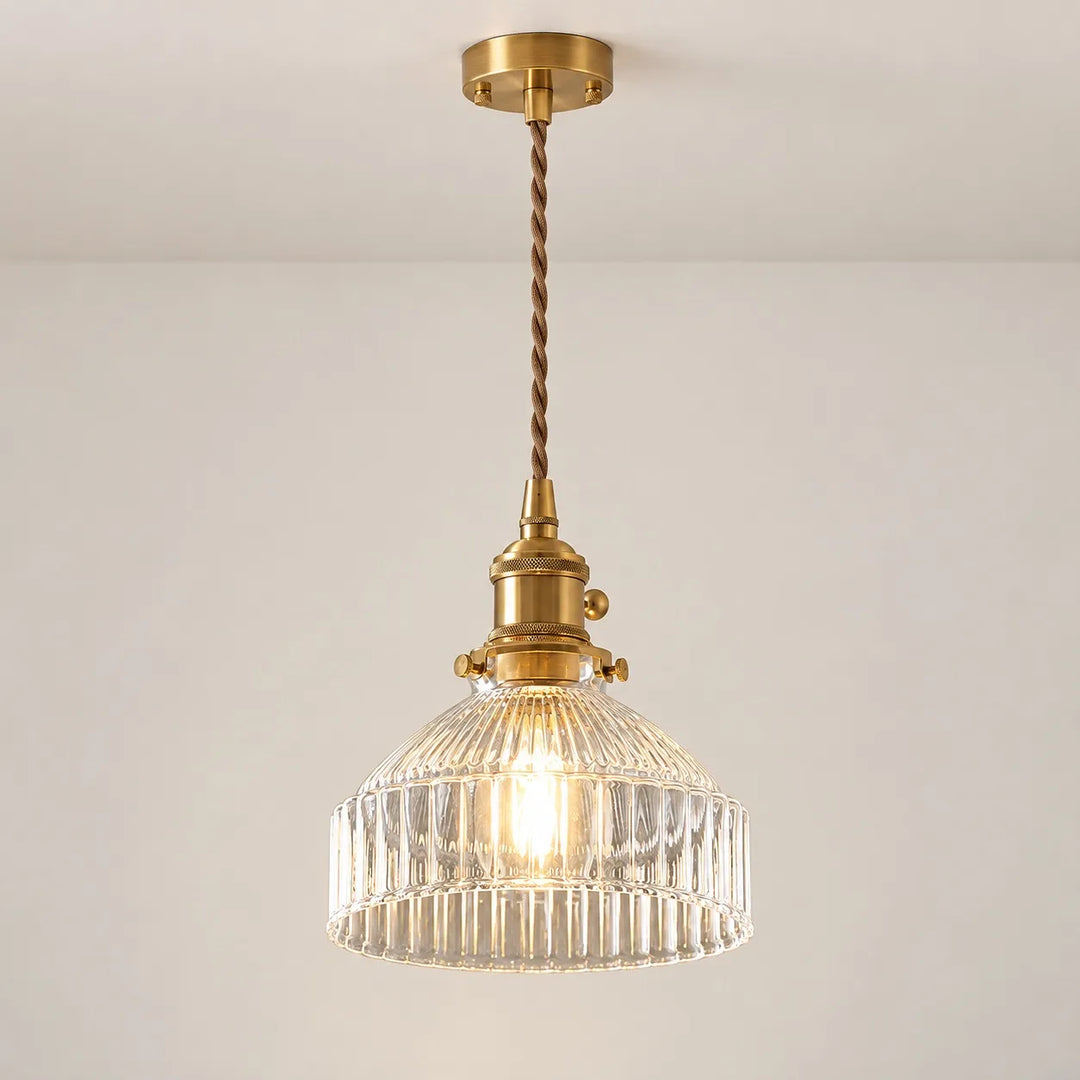 Colored Glass Pendant Light