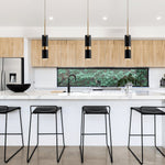 Charger l'image dans la visionneuse de galerie, Black And Gold Metal Hardwired Pendant Light