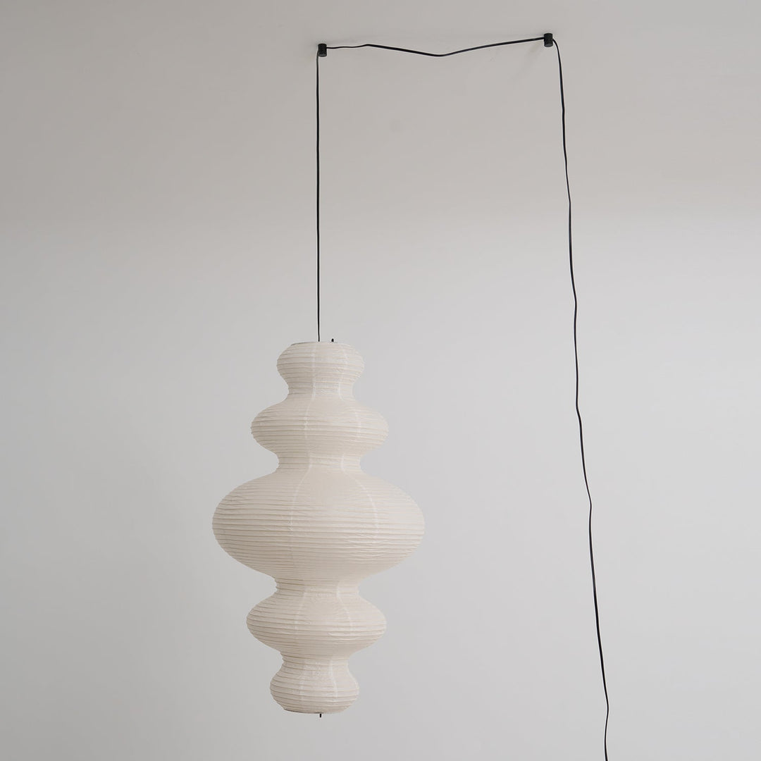 Stacked Mulberry Paper Swag Pendant