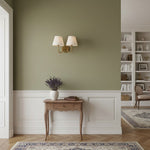 Load image into Gallery viewer, Luvora Fabric Shade Wall Sconce with Drum Shade - Classic Pleated Sconce Light