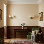 Load image into Gallery viewer, Luvora Fabric Shade Wall Sconce with Drum Shade - Classic Pleated Sconce Light