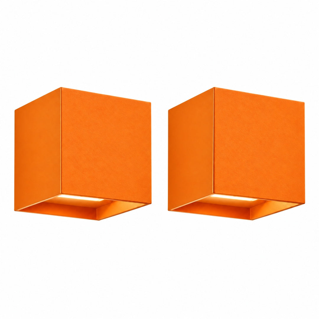 Beam Shaping Open Flap Aluminium Wall Light