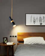 Charger l'image dans la visionneuse de galerie, Black And Gold Metal Hardwired Pendant Light
