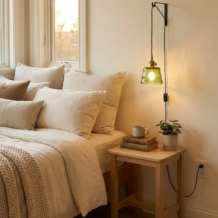 Molded Glass Plug-In Pendant
