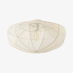 Load image into Gallery viewer, Lumifil Draped Mesh Ceiling Light – Boho Rustic Textured Shade Lamp for Living Room or Bedroom