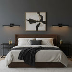 Bild in Gallery-Viewer laden, Aurix Minimalistische Eisen-Wandlampe – Elegante wandmontierte Beleuchtung zur Aufwertung jeder Innenraumgestaltung