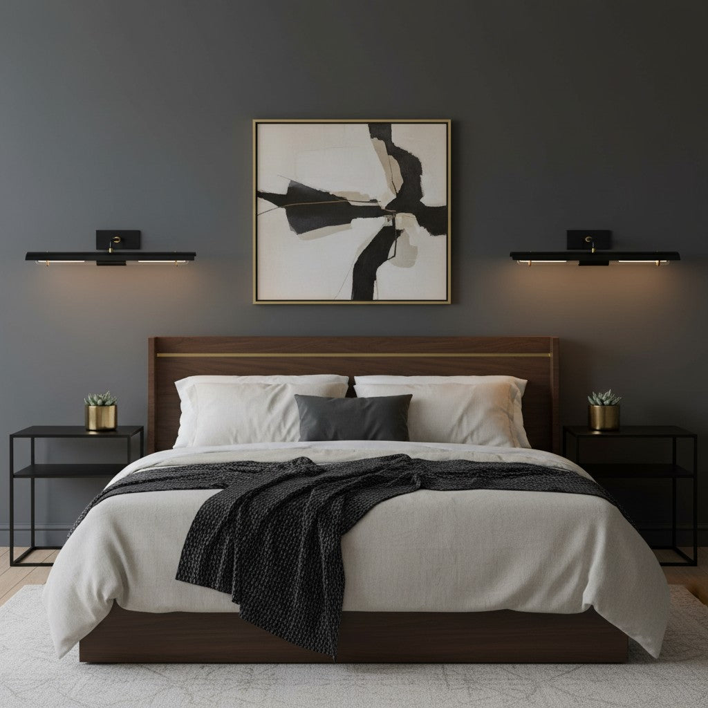 Aurix Minimalistische Eisen-Wandlampe – Elegante wandmontierte Beleuchtung zur Aufwertung jeder Innenraumgestaltung