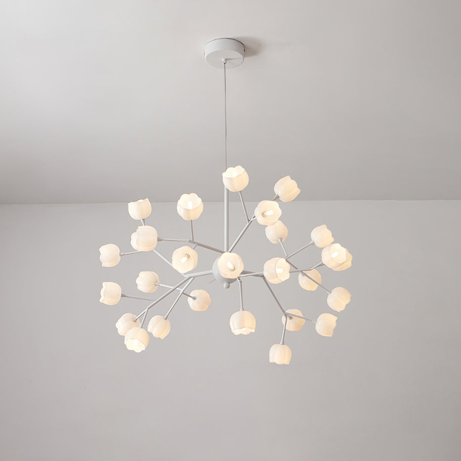 Lustre à fleurs Rei